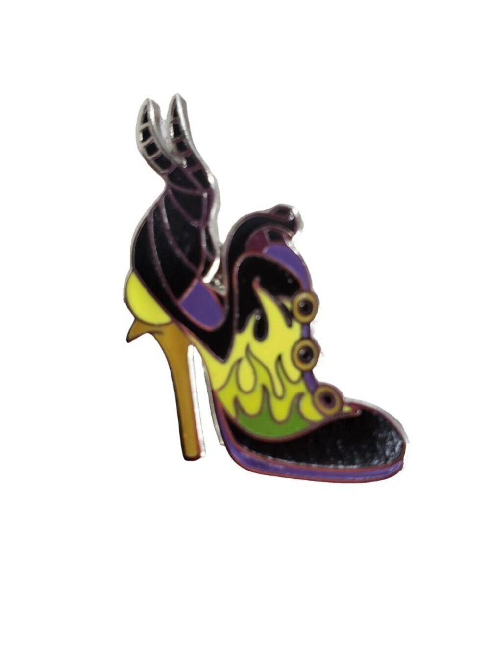Disney Maleficent Villain Shoe Trading Pin Sleeping Beauty Aurora Brooch Badge